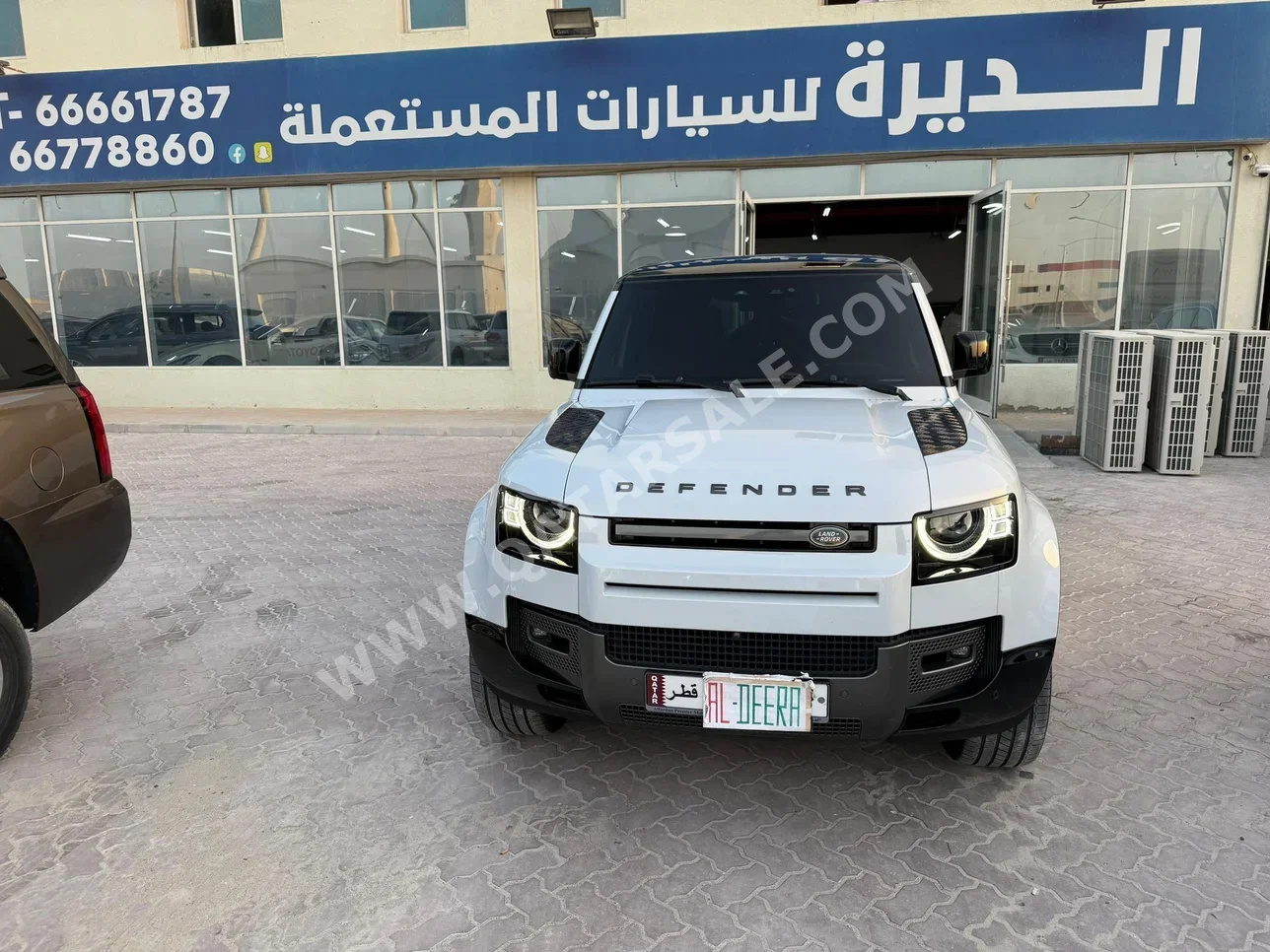 Land Rover  Defender  110  2023  Automatic  19,000 Km  8 Cylinder  Four Wheel Drive (4WD)  SUV  White  With Warranty