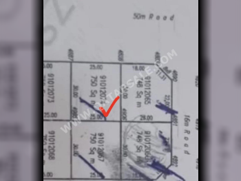 Lands For Sale in Al Wakrah  - Al Wukair  -Area Size 750 Square Meter