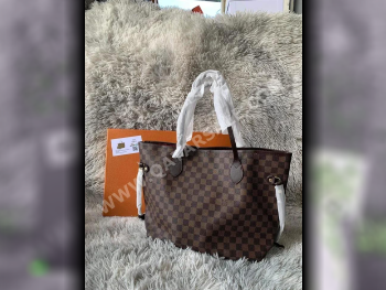 Tote Bag  - Louis Vuitton  - Brown  - Genuine Leather  - For Women