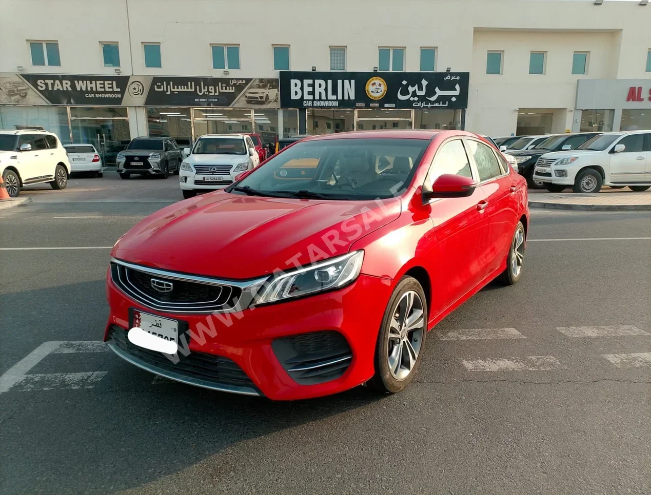 Geely  Binray  2021  Automatic  71,000 Km  4 Cylinder  Front Wheel Drive (FWD)  Sedan  Red