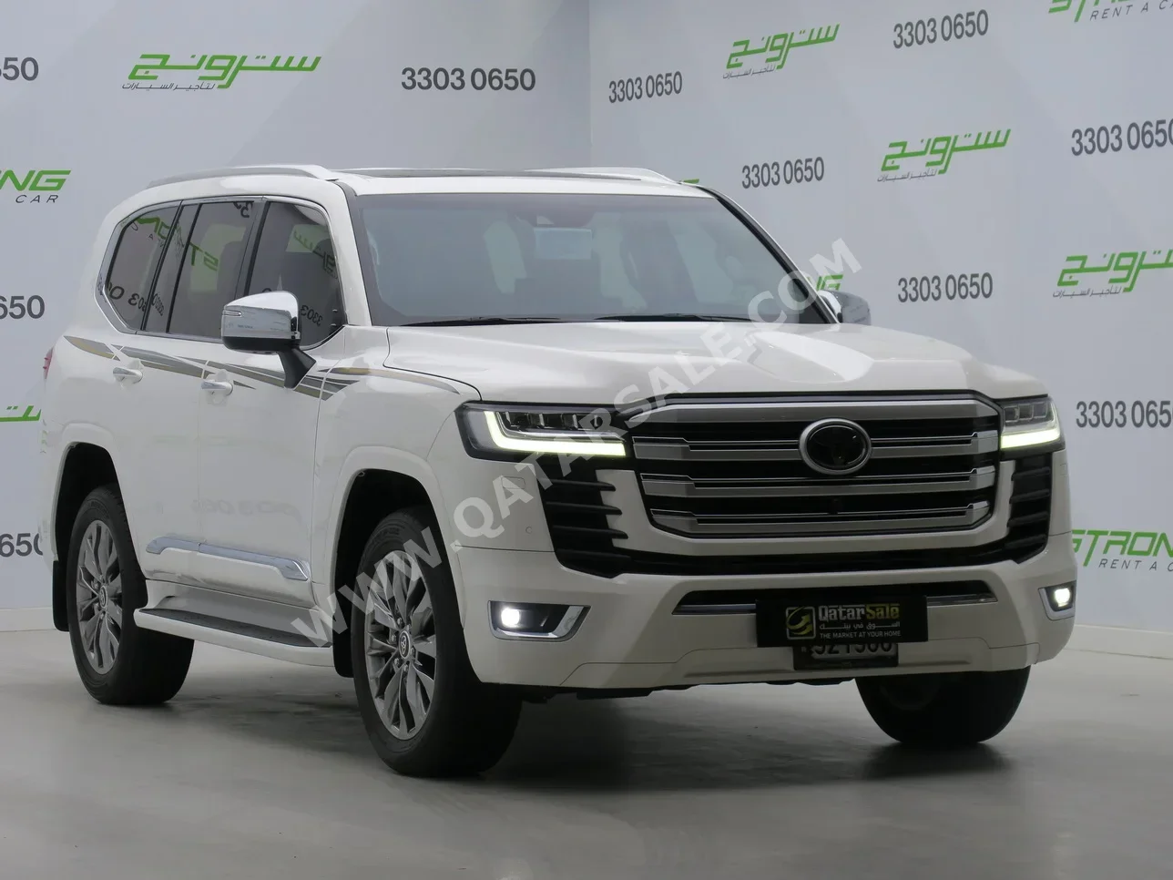 Toyota  Land Cruiser  VXR Twin Turbo  2024  Automatic  33,000 Km  6 Cylinder  Four Wheel Drive (4WD)  SUV  White  With Warranty