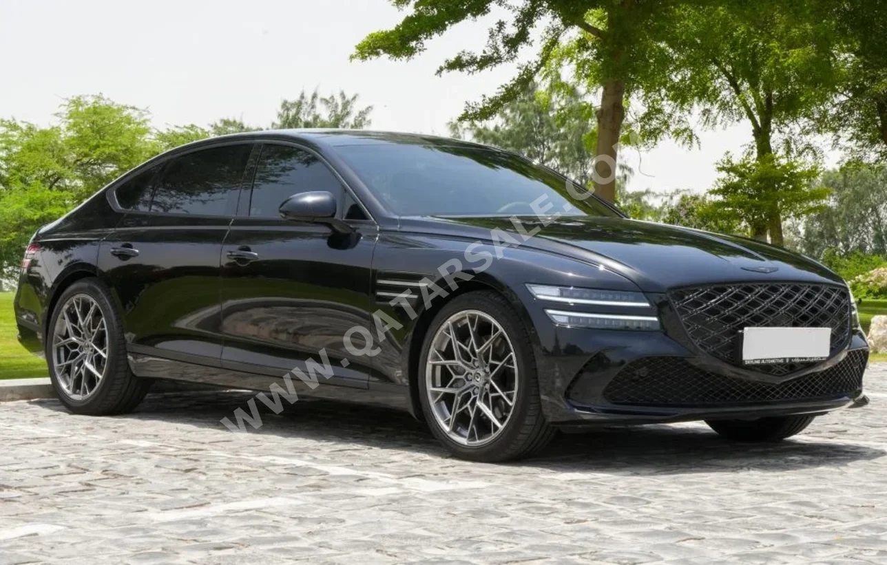 Genesis  G80  2025  Automatic  3,000 Km  6 Cylinder  All Wheel Drive (AWD)  Sedan  Black  With Warranty