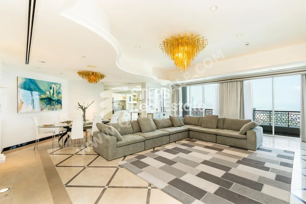 4 Bedrooms  Penthouse  in Doha -  The Pearl  Fully Furnished