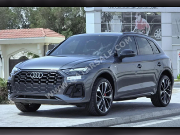 Audi  Q5  45 TFSI Quattro S-Line  2023  Automatic  18,000 Km  4 Cylinder  All Wheel Drive (AWD)  SUV  Gray  With Warranty