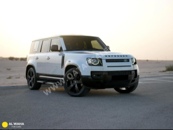Land Rover  Defender  110  2023  Automatic  43,000 Km  6 Cylinder  Four Wheel Drive (4WD)  SUV  White