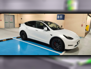 Tesla  Model Y  2024  Automatic  10,000 Km  0 Cylinder  All Wheel Drive (AWD)  SUV  White  With Warranty