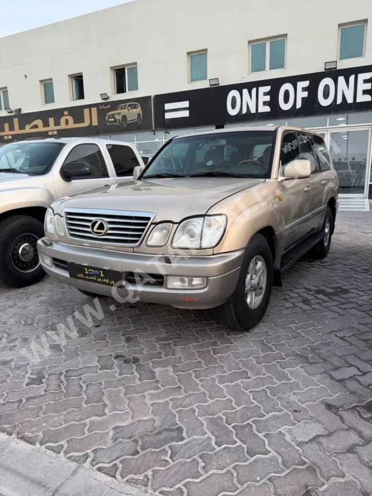 Lexus  LX  470  2002  Automatic  454,000 Km  8 Cylinder  Four Wheel Drive (4WD)  SUV  Gold