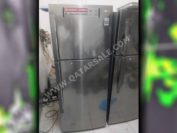 LG  Top Freezer Refrigerator  - Silver