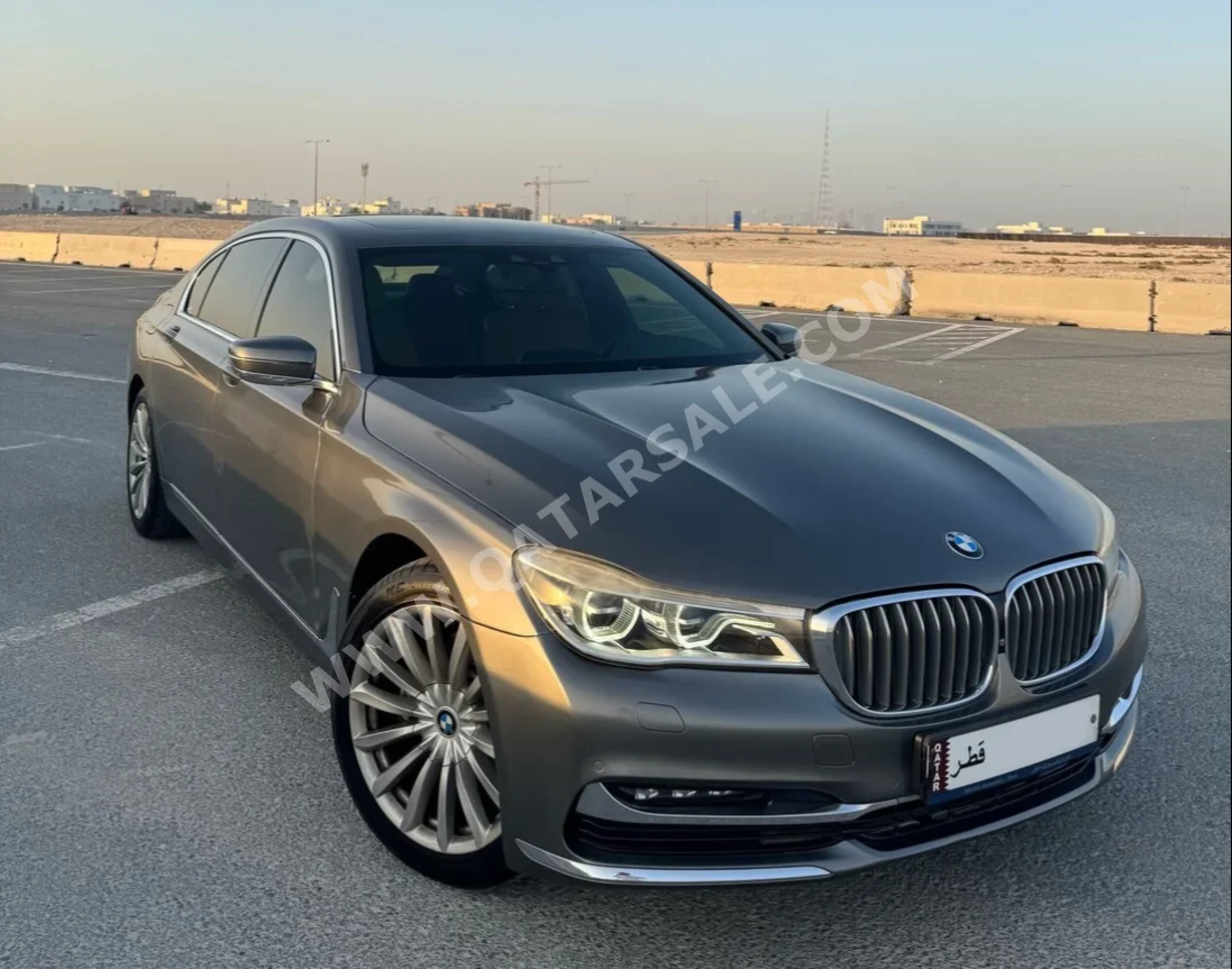 BMW  7-Series  730 Li  2016  Automatic  66,000 Km  4 Cylinder  Rear Wheel Drive (RWD)  Sedan  Gray  With Warranty