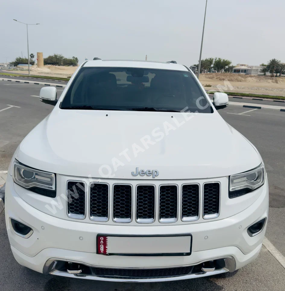 Jeep  Grand Cherokee  Overland  2016  Automatic  105,500 Km  8 Cylinder  Four Wheel Drive (4WD)  SUV  White