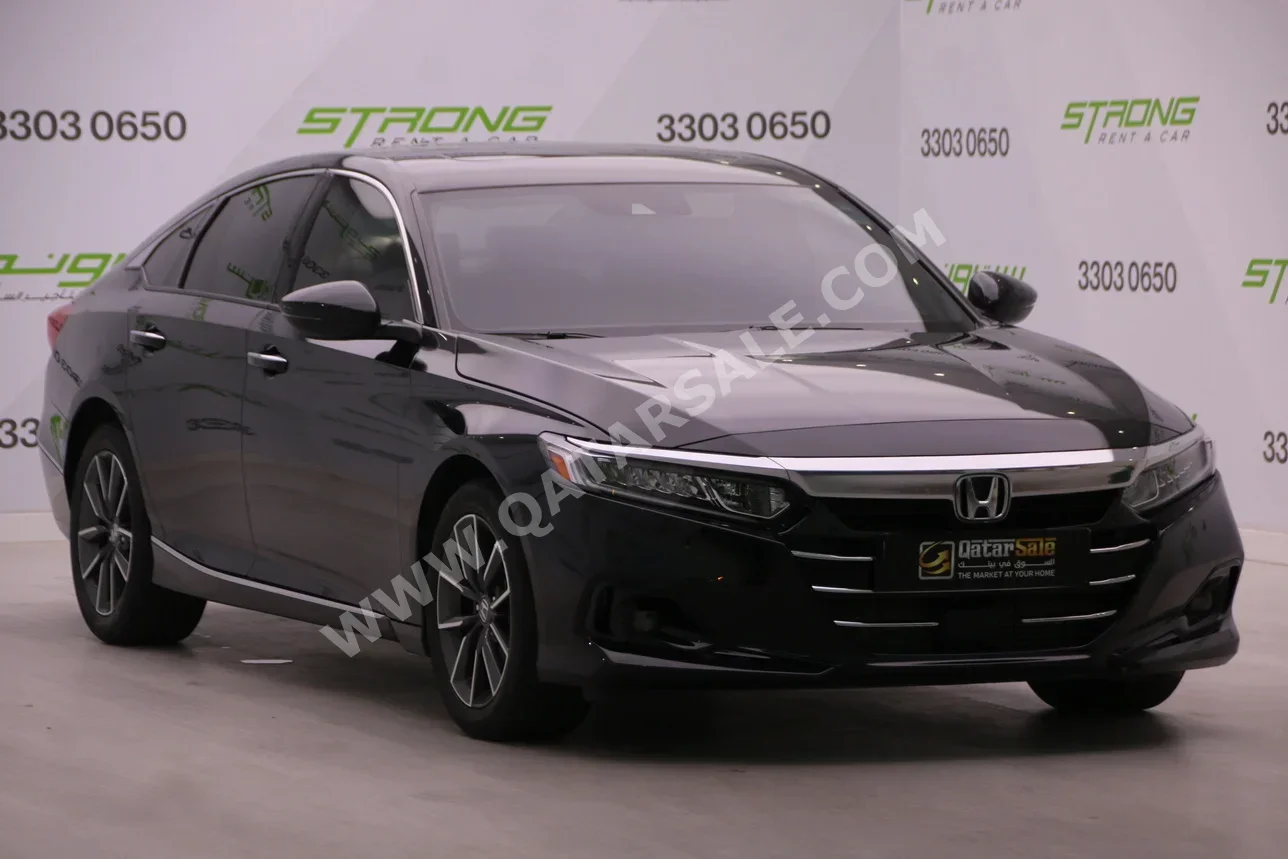 Honda  Accord  2022  Automatic  85,000 Km  4 Cylinder  Front Wheel Drive (FWD)  Sedan  Black  With Warranty
