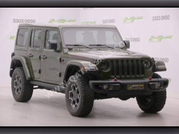 Jeep  Wrangler  Rubicon  2023  Automatic  1,940 Km  6 Cylinder  Four Wheel Drive (4WD)  SUV  Green  With Warranty
