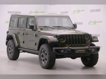 جييب  رانجلار  روبيكون  2023  اوتوماتيك  1,940 كم  6 سلندر  دفع رباعي  اس يو في  أخضر  تحت الضمان