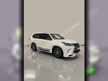 لكزس  ال اكس  570 اس  2018  اوتوماتيك  130,000 كم  8 سلندر  دفع رباعي  اس يو في  أبيض