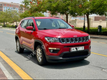 Jeep  Compass  longitude  2020  Automatic  32,000 Km  4 Cylinder  Four Wheel Drive (4WD)  SUV  Red  With Warranty