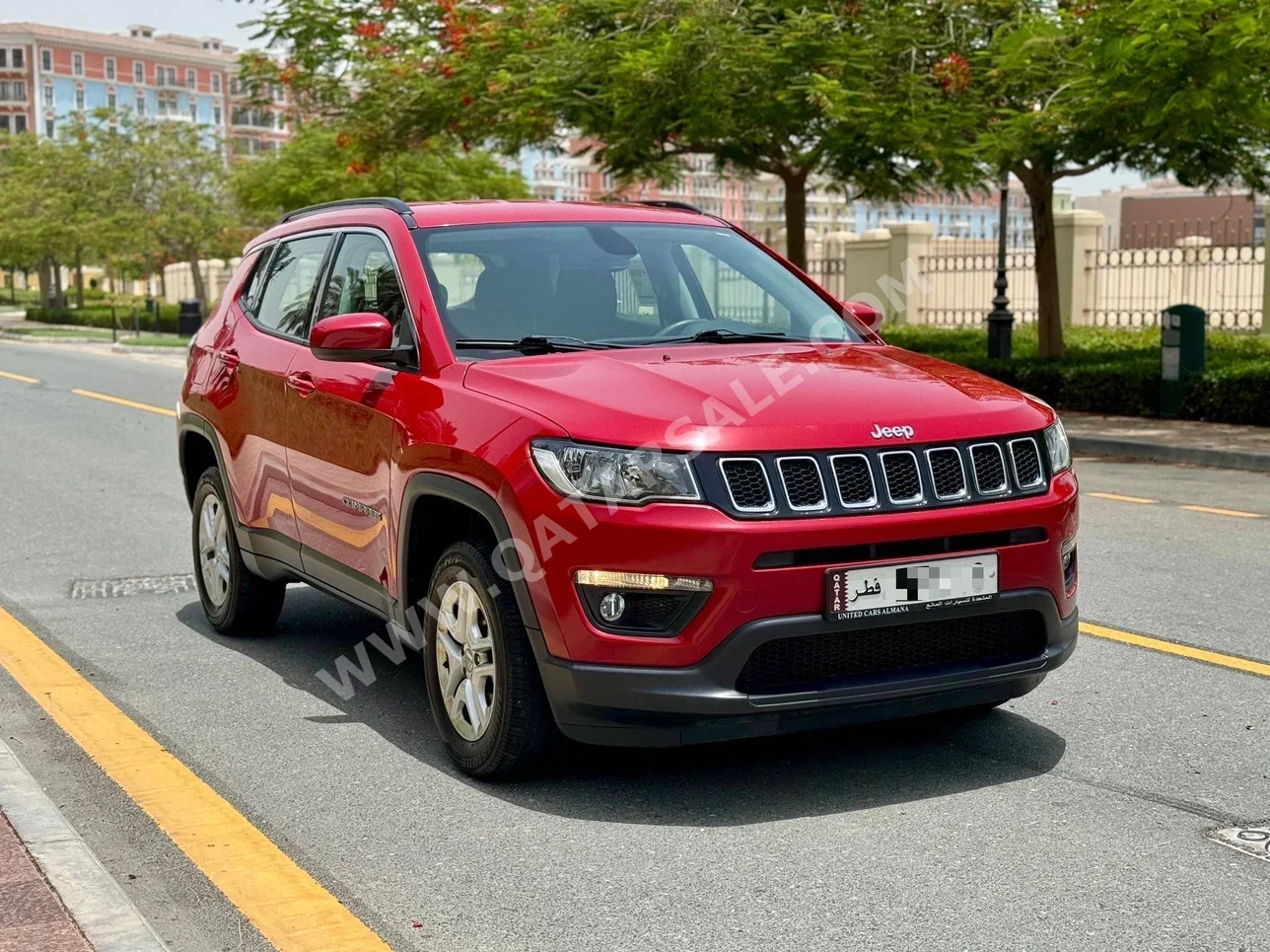 Jeep  Compass  longitude  2020  Automatic  32,000 Km  4 Cylinder  Four Wheel Drive (4WD)  SUV  Red  With Warranty