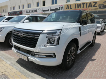 Nissan  Patrol  Platinum  2025  Automatic  0 Km  6 Cylinder  Four Wheel Drive (4WD)  SUV  White  With Warranty