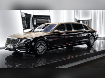 مرسيدس - بنز  مايباخ  S650  2019  اوتوماتيك  1,000 كم  12 سلندر  دفع كلي مستمر  ليموزين  اسود و ذهبي