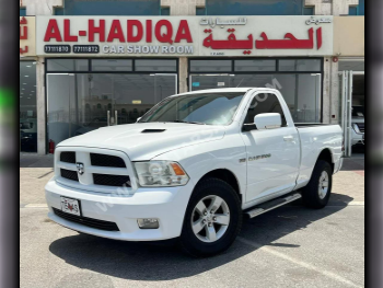 دودج  رام  1500  2012  اوتوماتيك  169,000 كم  6 سلندر  دفع رباعي  بيكب  أبيض