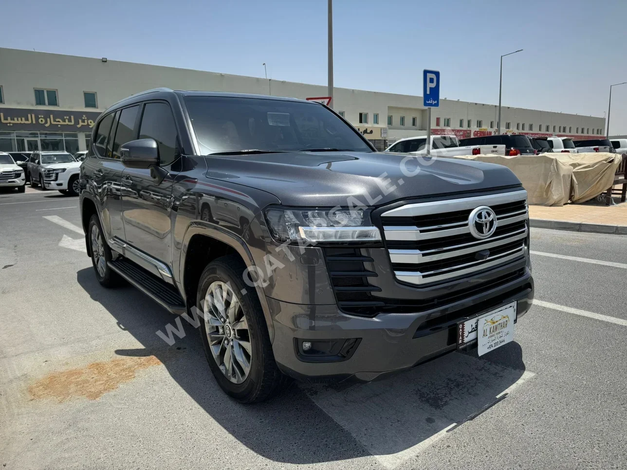 Toyota  Land Cruiser  GXR Twin Turbo  2023  Automatic  48,000 Km  6 Cylinder  Four Wheel Drive (4WD)  SUV  Gray  With Warranty