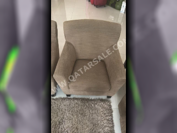 Sofas, Couches & Chairs IKEA  Sofa Set  - Fabric  - Beige  - With Table  and Side Tables