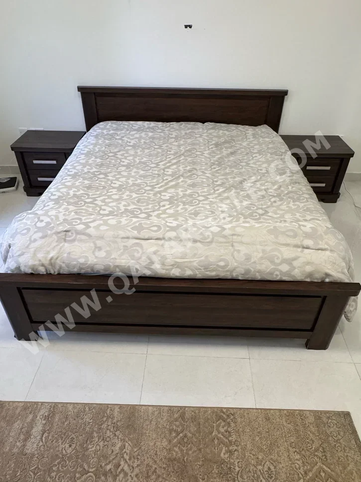 Bedroom Sets - Home Center  - 4 Pieces Set  - Brown