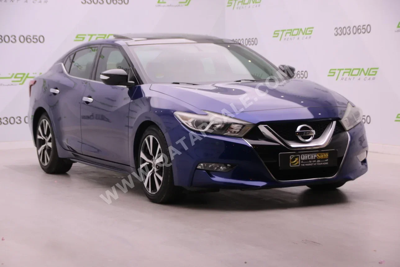Nissan  Maxima  SV  2016  Automatic  105,000 Km  6 Cylinder  Front Wheel Drive (FWD)  Sedan  Blue