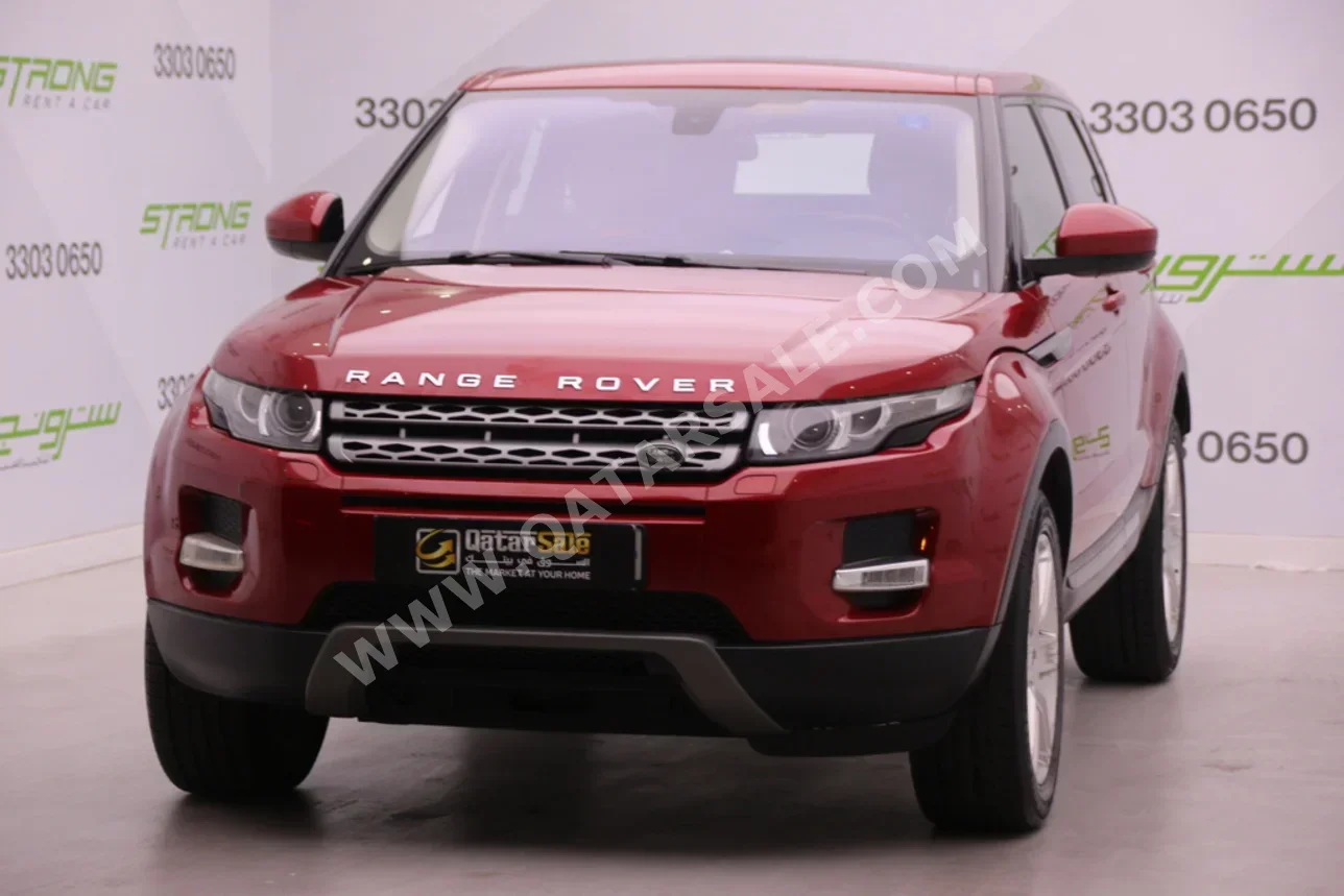 Land Rover  Evoque  2015  Automatic  68,000 Km  4 Cylinder  Four Wheel Drive (4WD)  SUV  Red