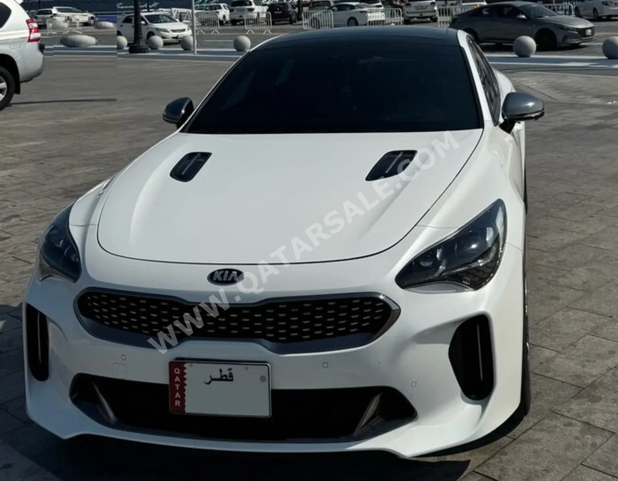 Kia  Stinger  GT  2018  Automatic  100,000 Km  6 Cylinder  All Wheel Drive (AWD)  Sedan  Pearl Matte  With Warranty