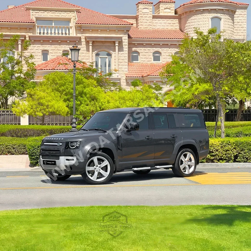 Land Rover  Defender  130 First Edition  2023  Automatic  23,800 Km  6 Cylinder  Four Wheel Drive (4WD)  SUV  Gray  With Warranty