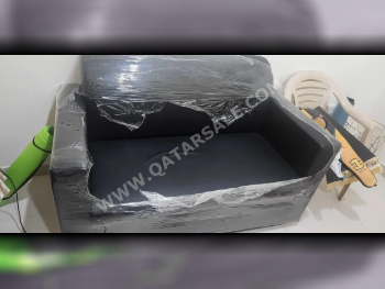 Sofas, Couches & Chairs Sofa Set  - Fabric  - Black