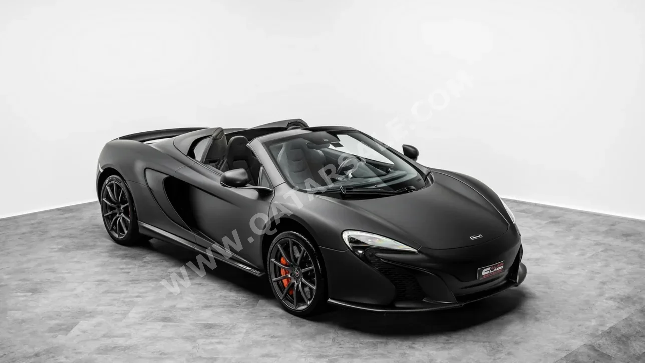 Mclaren  650 S  Spider  2015  Automatic  28,710 Km  8 Cylinder  Rear Wheel Drive (RWD)  Convertible  Black