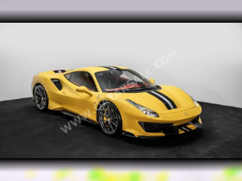 Ferrari  488  Pista  2019  Automatic  17,170 Km  8 Cylinder  Rear Wheel Drive (RWD)  Coupe / Sport  Yellow