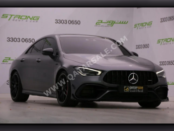 مرسيدس - بنز  سي ال ايه  45 AMG  2022  اوتوماتيك  49,000 كم  4 سلندر  دفع خلفي  سيدان  رمادي مطفي
