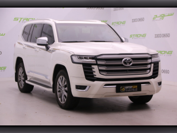 Toyota  Land Cruiser  VX Twin Turbo  2024  Automatic  78,000 Km  6 Cylinder  Four Wheel Drive (4WD)  SUV  White  With Warranty