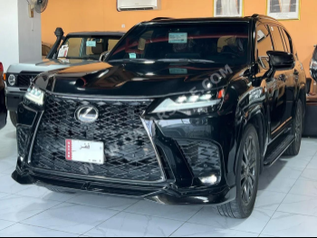 Lexus  LX  600 F Sport  2022  Automatic  79,000 Km  6 Cylinder  Four Wheel Drive (4WD)  SUV  Black  With Warranty