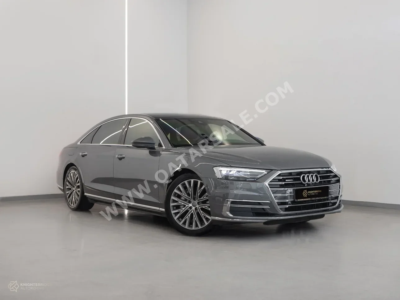 Audi  A8  L 55TFSI Quattro  2020  Automatic  90,800 Km  6 Cylinder  All Wheel Drive (AWD)  Sedan  Gray
