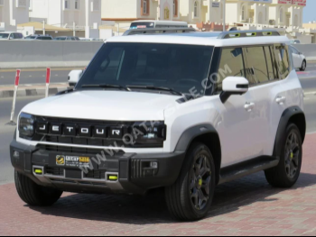 Jetour  T2  Luxury  2025  Automatic  1,300 Km  4 Cylinder  Four Wheel Drive (4WD)  SUV  White  With Warranty