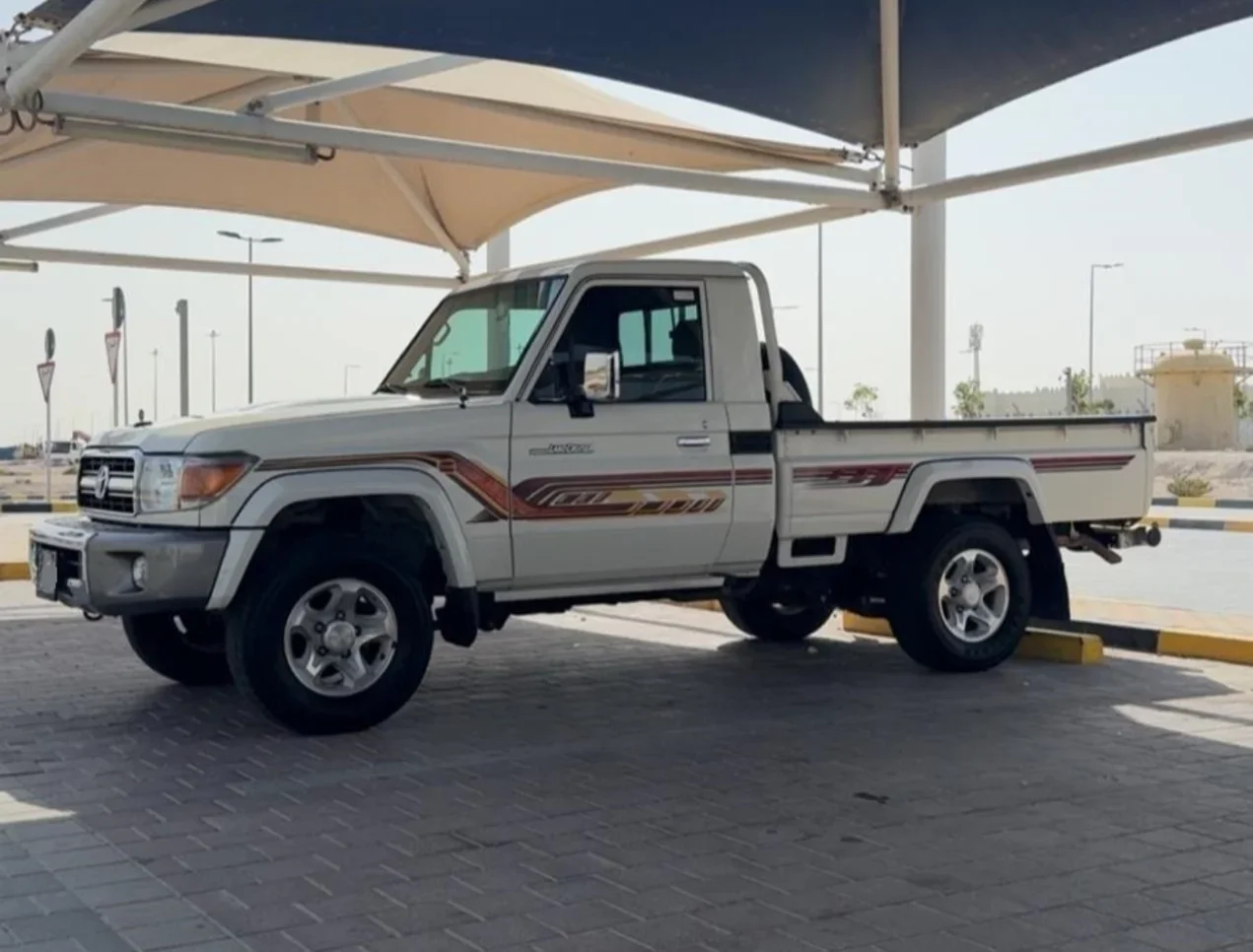 Toyota  Land Cruiser  LX  2023  Manual  88,000 Km  6 Cylinder  Four Wheel Drive (4WD)  Pick Up  White  With Warranty