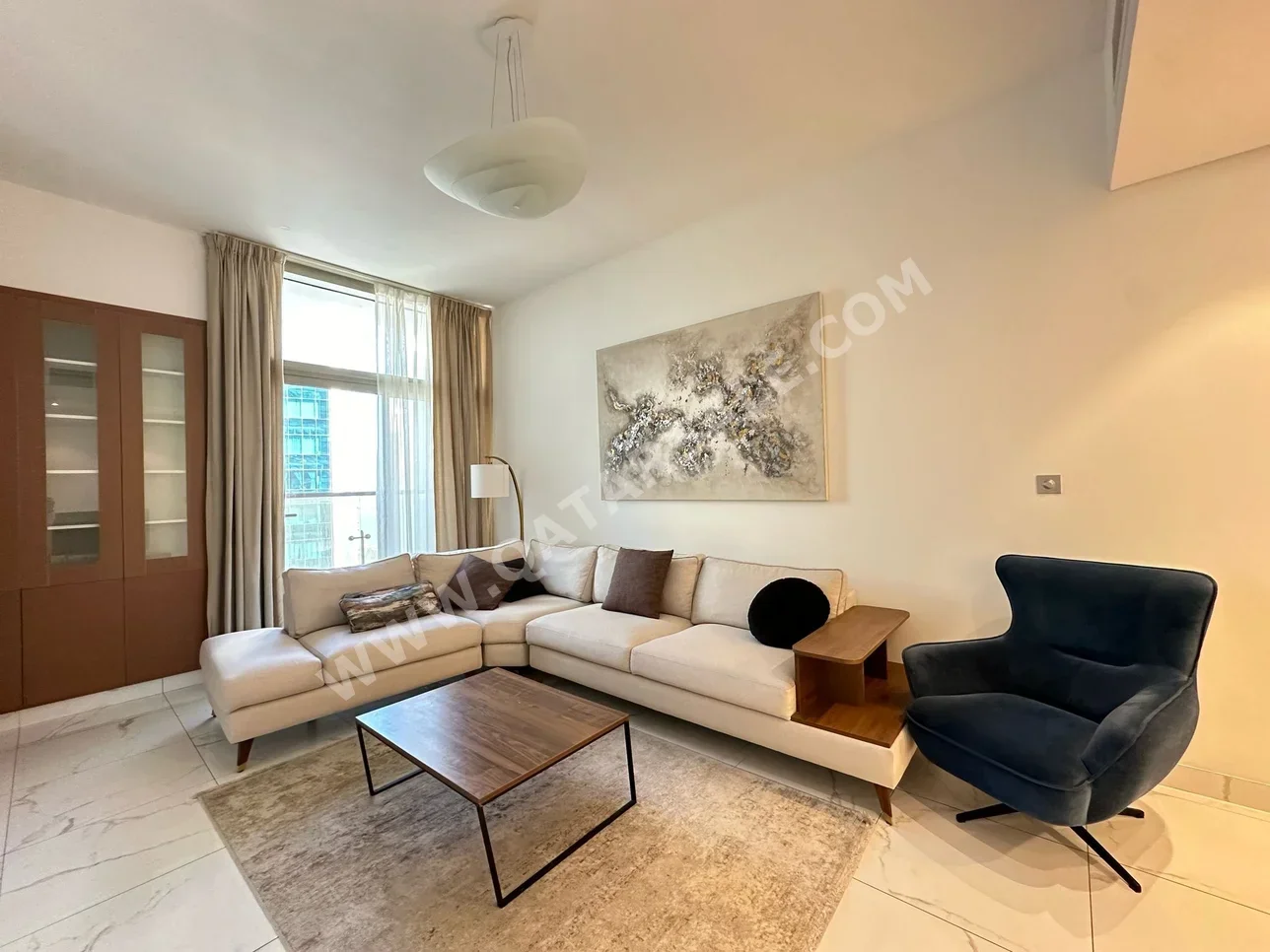 2 غرف نوم  شقة فندق  في الدوحة -  الخليج الغربي  مفروشة بالكامل