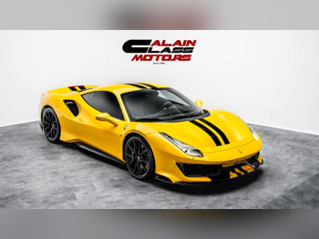 Ferrari  488  Pista  2020  Automatic  9,785 Km  8 Cylinder  Rear Wheel Drive (RWD)  Coupe / Sport  Yellow  With Warranty