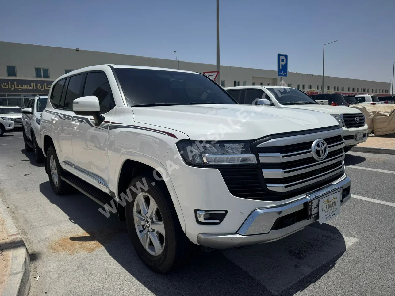 Toyota  Land Cruiser  GX  2023  Automatic  93,000 Km  6 Cylinder  Four Wheel Drive (4WD)  SUV  White  With Warranty