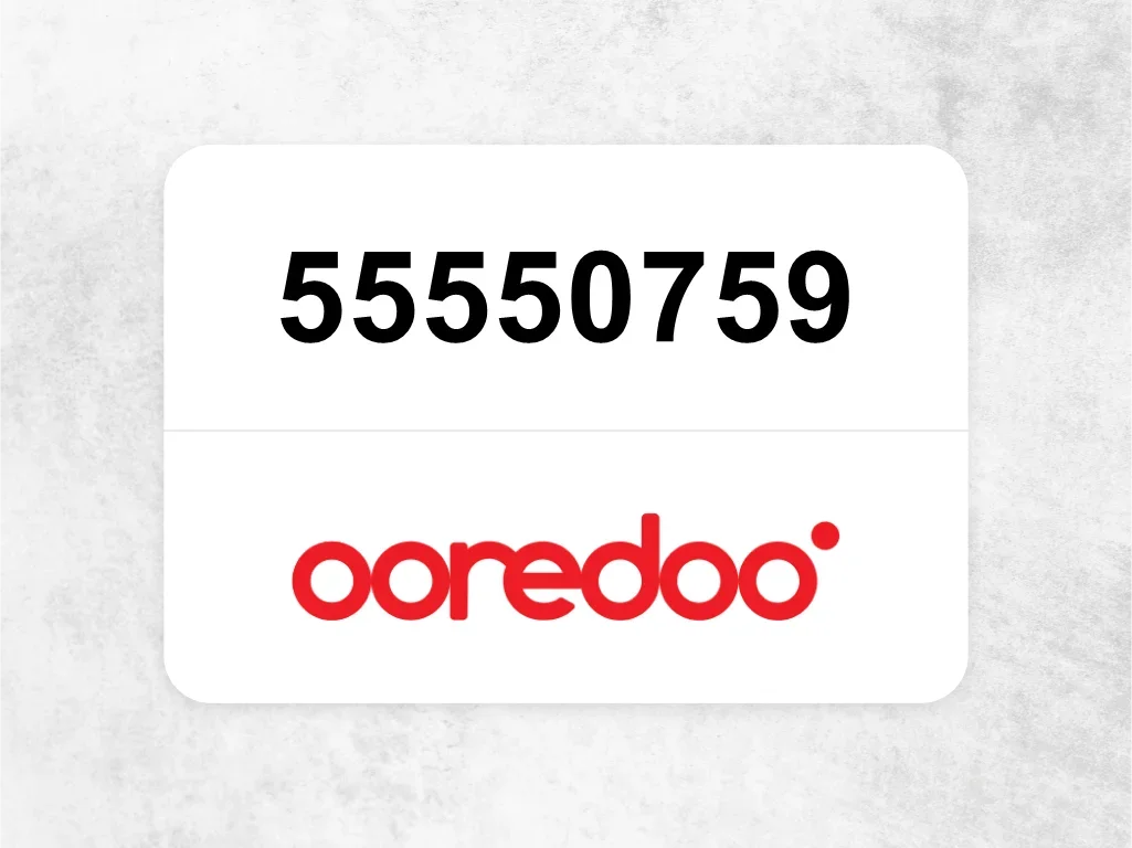 Ooredoo Mobile Phone  55550759
