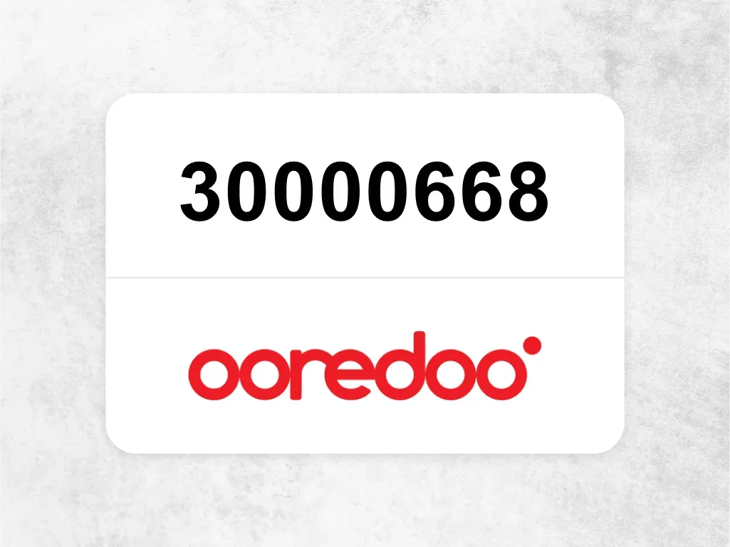 Ooredoo Mobile Phone  30000668