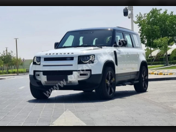 Land Rover  Defender  110 HSE  2024  Automatic  12,000 Km  6 Cylinder  Four Wheel Drive (4WD)  SUV  White  With Warranty
