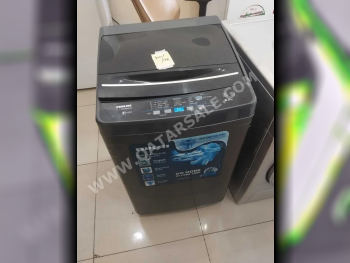 غسالة ملابس & الكل في واحد غسالة تحميل علوي  أسود