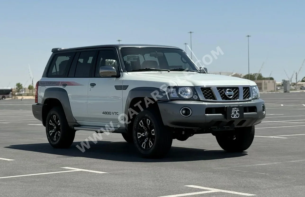 Nissan  Patrol  Super Safari  2024  Automatic  4,000 Km  6 Cylinder  Four Wheel Drive (4WD)  SUV  White  With Warranty