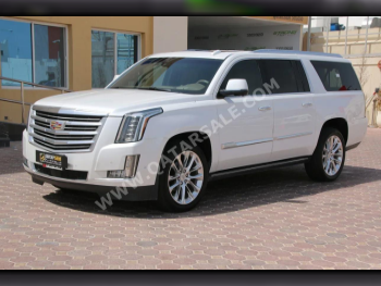 Cadillac  Escalade  Platinum  2019  Automatic  99,000 Km  8 Cylinder  Four Wheel Drive (4WD)  SUV  Pearl