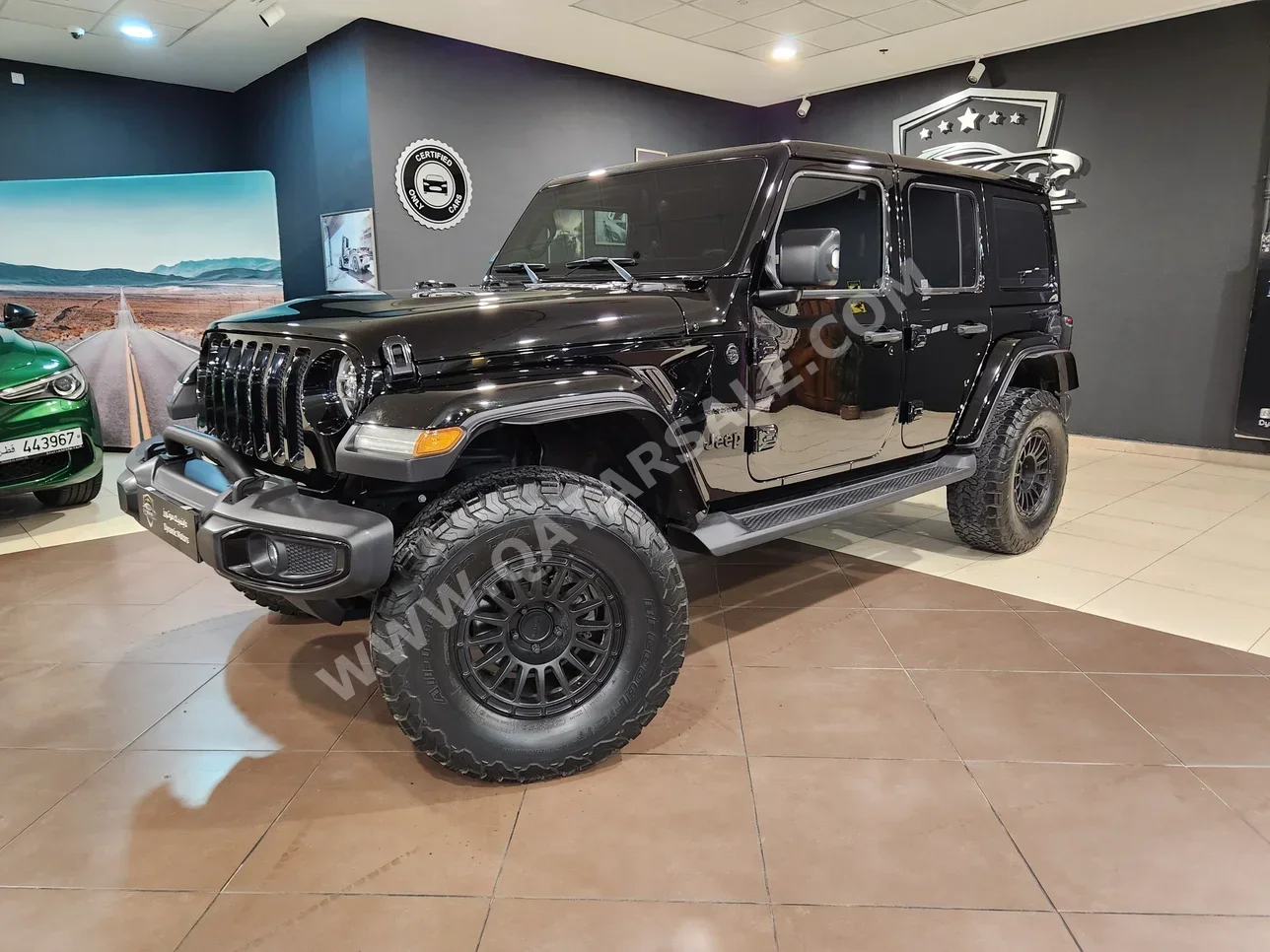 Jeep  Wrangler  Sahara  2020  Automatic  72,000 Km  6 Cylinder  Four Wheel Drive (4WD)  SUV  Black
