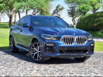 BMW  X-Series  X6 40i  2022  Automatic  45,000 Km  6 Cylinder  All Wheel Drive (AWD)  SUV  Blue  With Warranty
